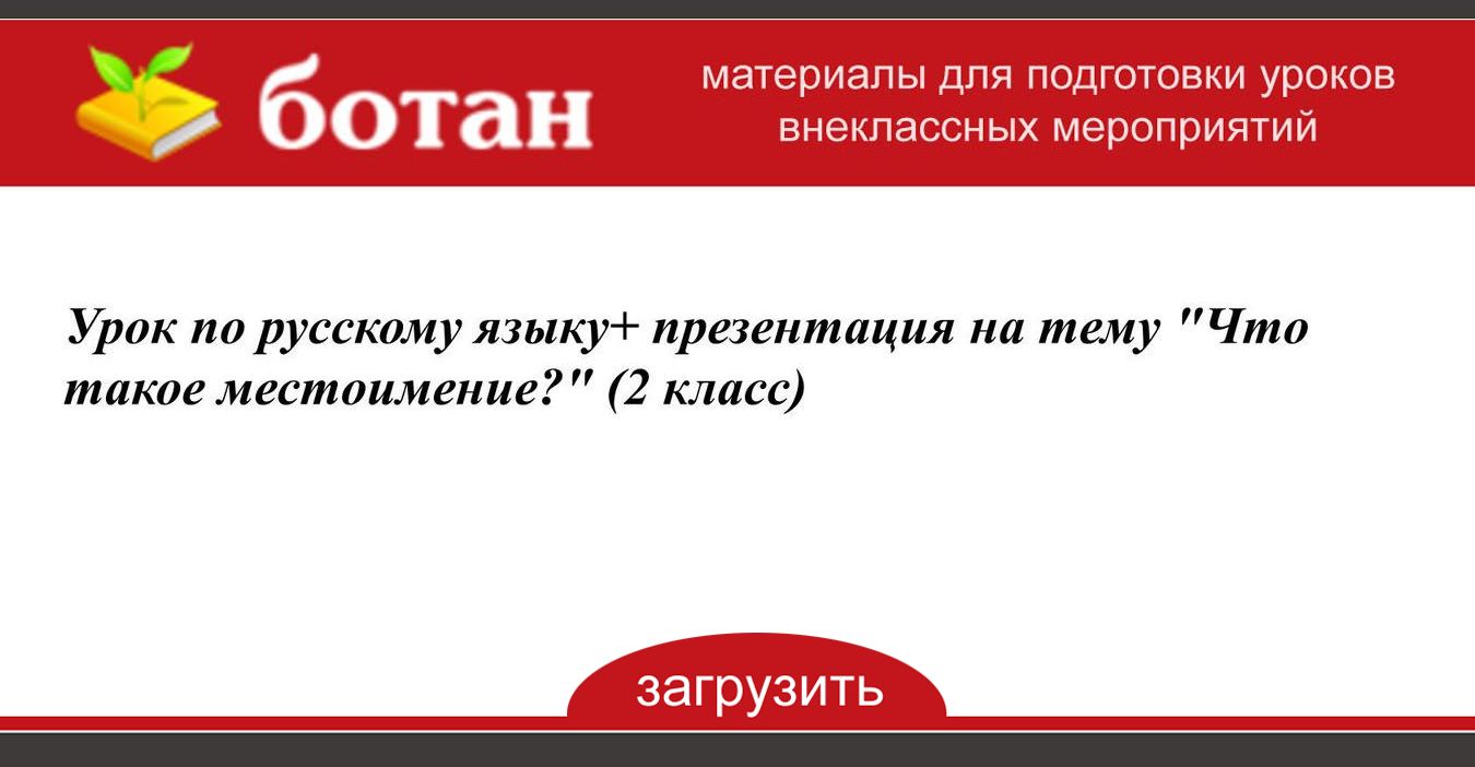 Презентация по русскому языку на тему местоимение 2 класс школа россии