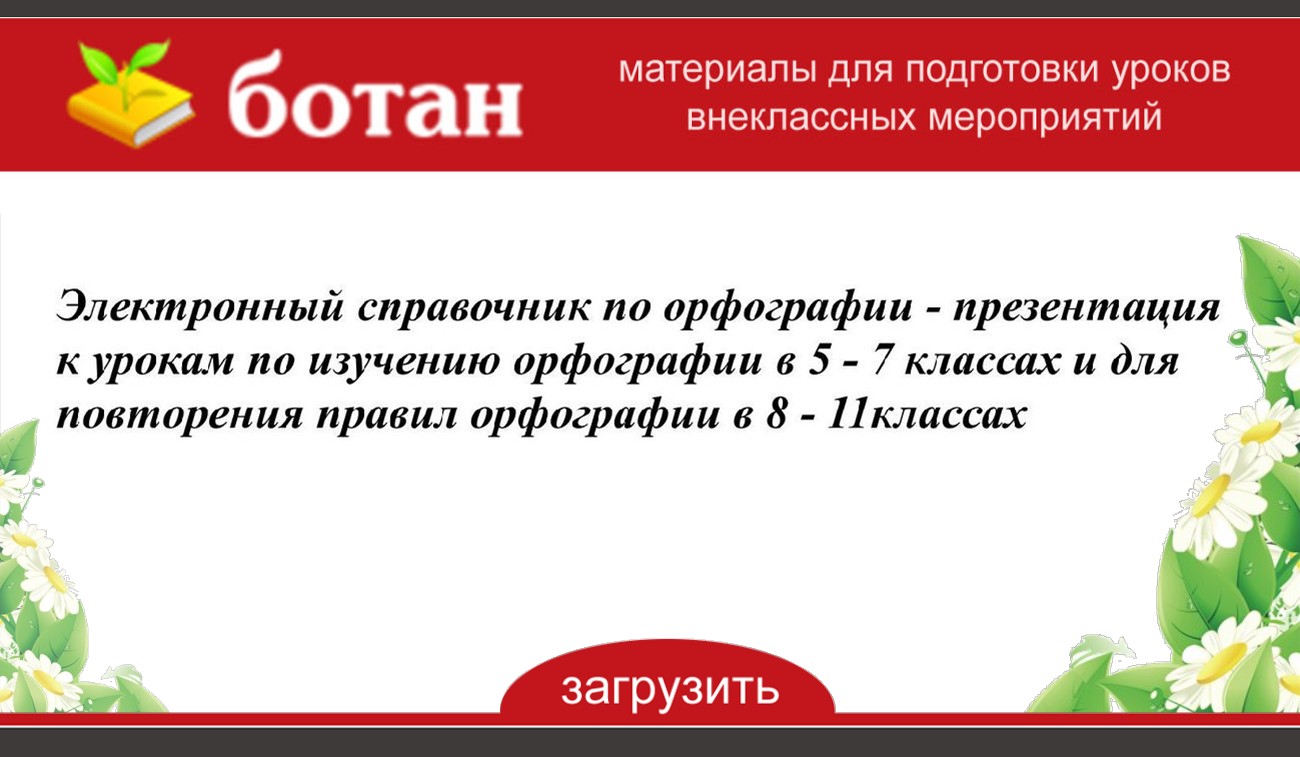 Презентация по орфографии 7 класс