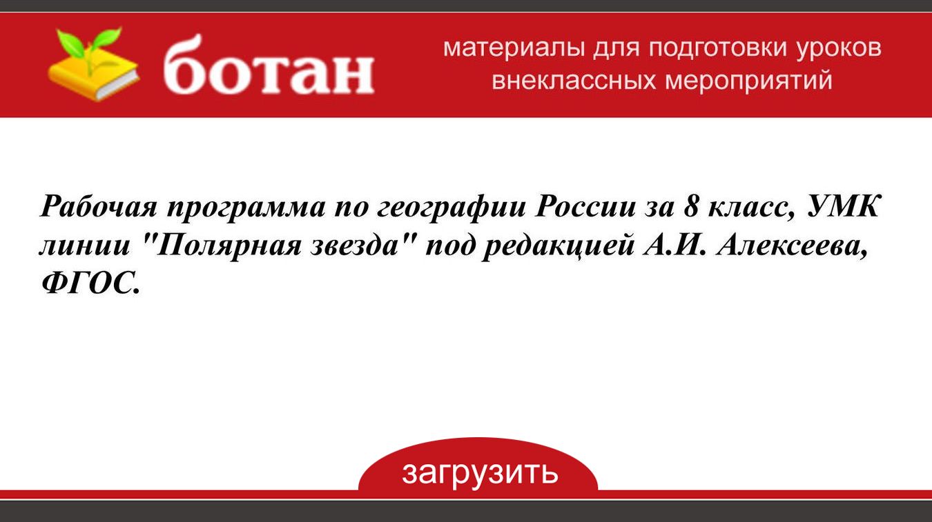 Развитие хозяйства 8 класс полярная звезда презентация