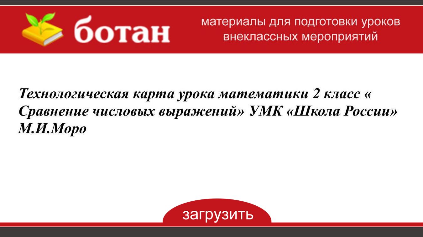 Технологическая карта урока технологии 2 класс школа россии