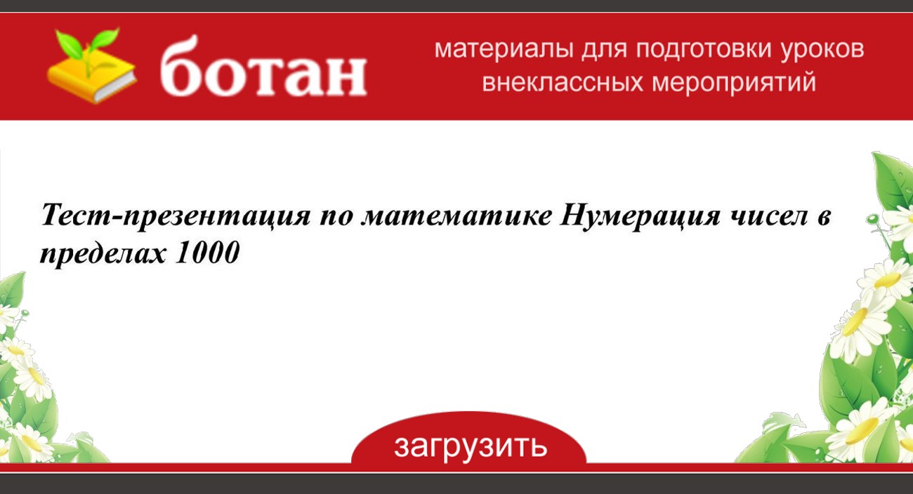Презентация 1000 2 класс