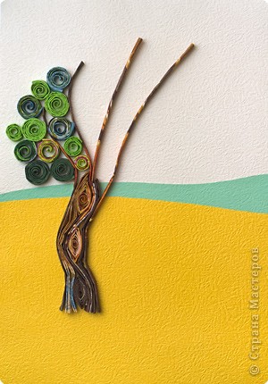 Конспект урока по изобразительному искусству на тему Квиллинг «Сказочное дерево» ( 4 класс)