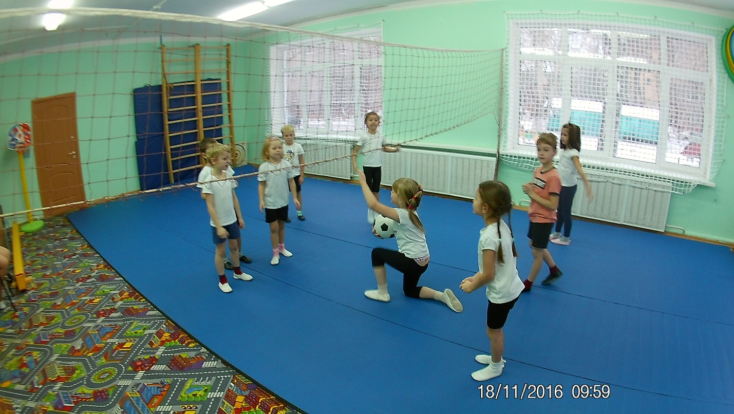 Методика обучения детей старшей и подготовительной групп ДОУ игре в пионербол