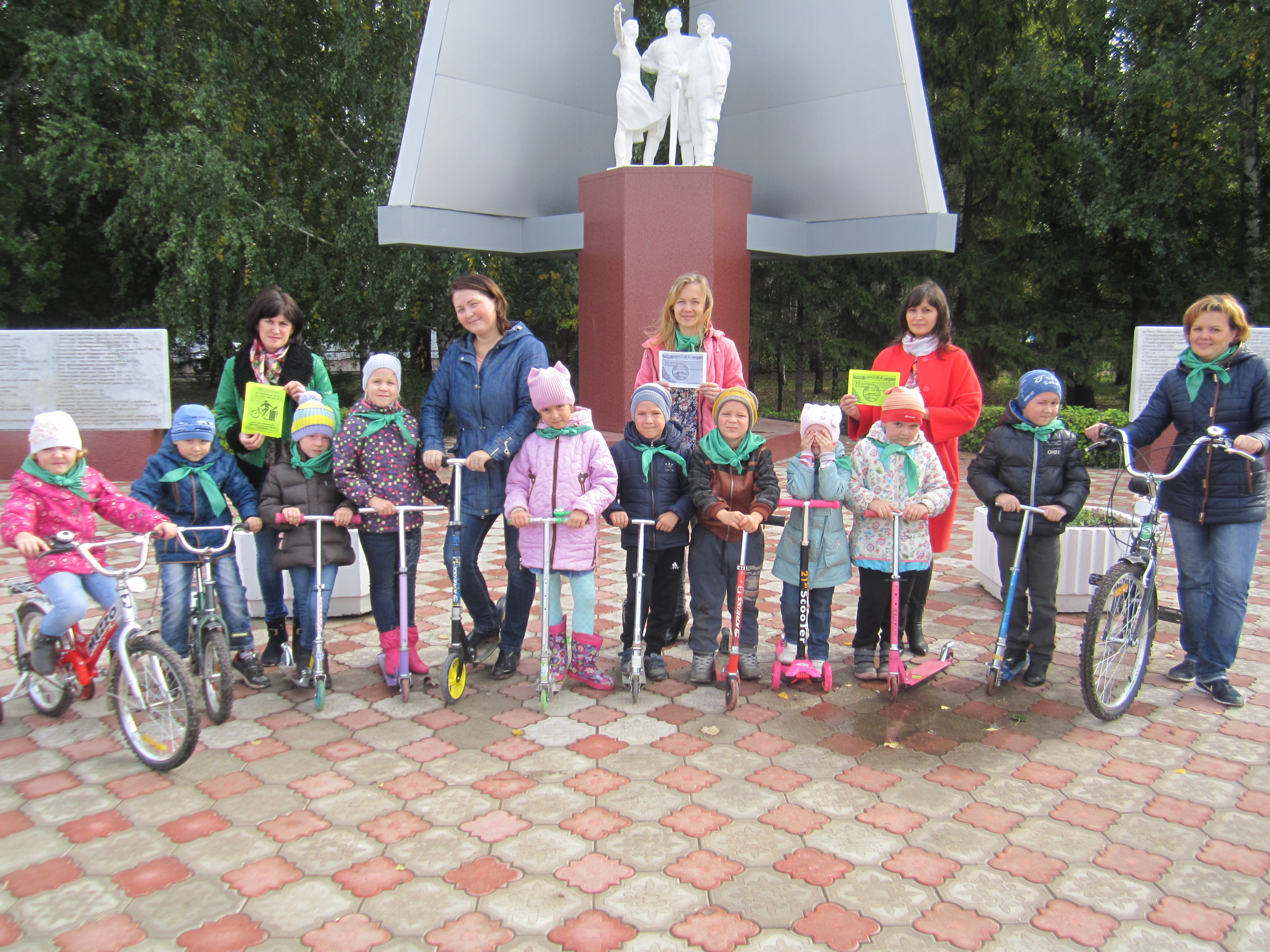 Проведение Велоакции в детском саду