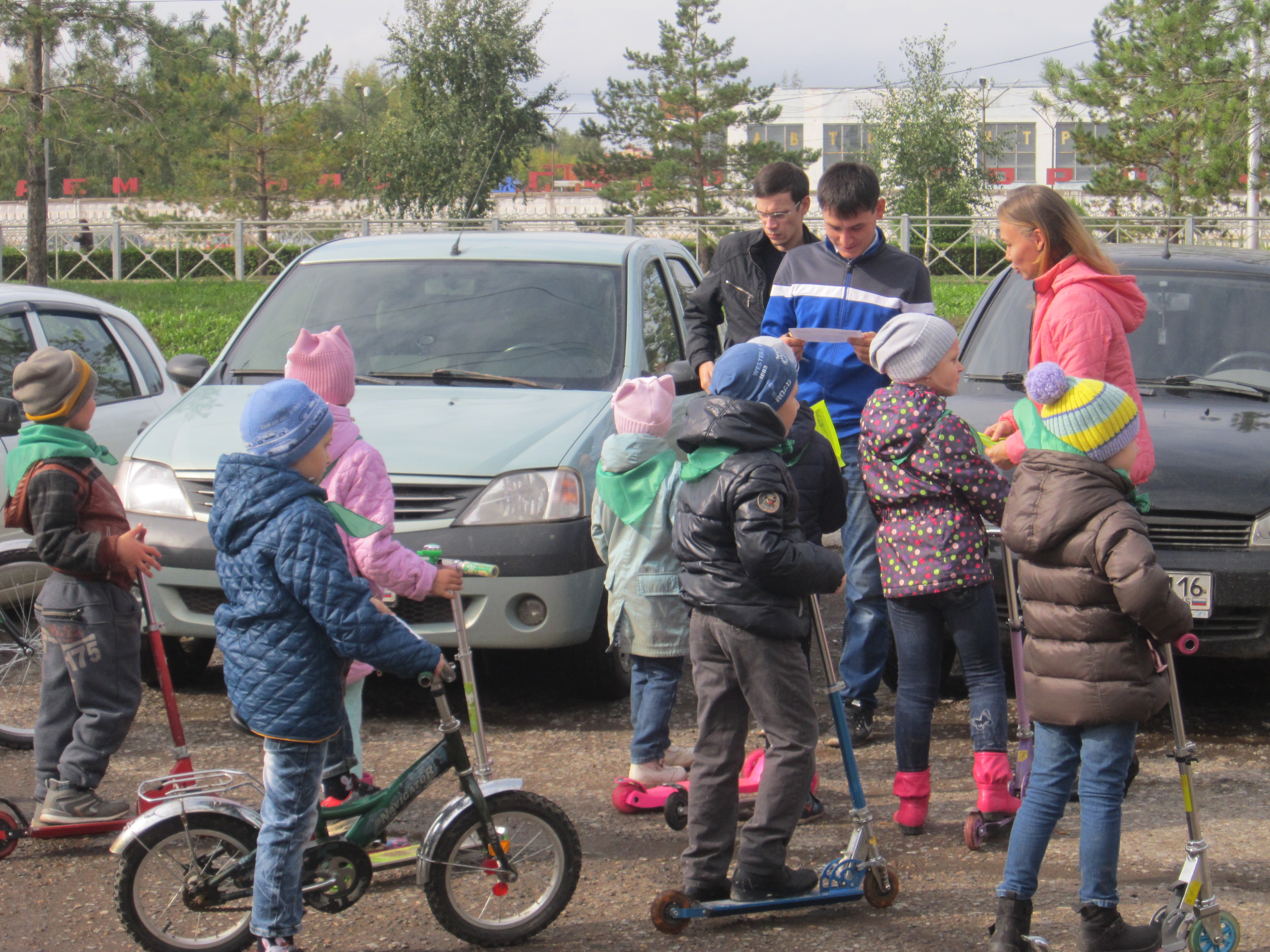 Проведение Велоакции в детском саду