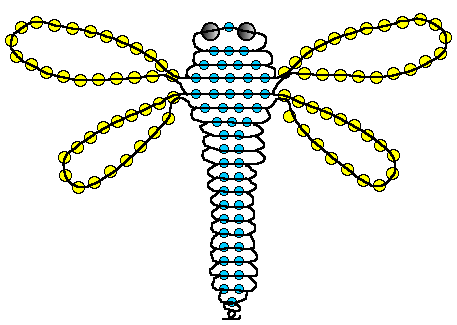 Конспект занятия по бисероплетению на тему: Плетение стрекозы в параллельной и петельной технике плетения.