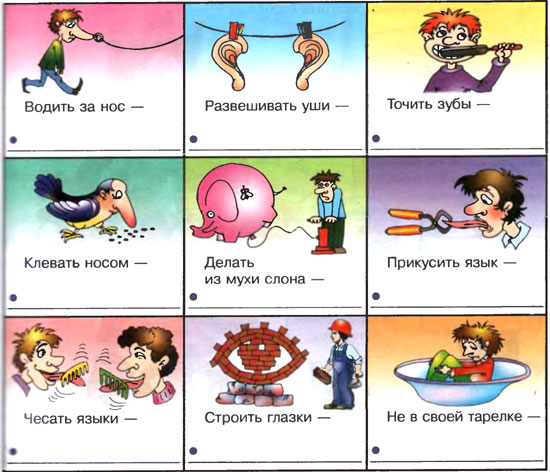 Конспект урока по русскому языку на тему Фразеологизмы (4класс)