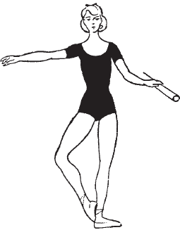 Занятие по классическому танцу Разучивание положения sur le cou de pied (1-ый год обучения)