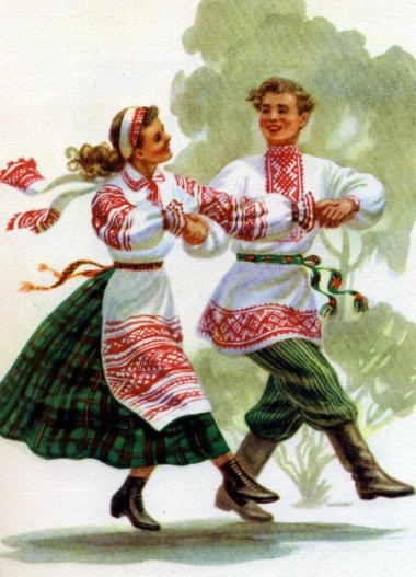 Час общения Белорусские традиции. Национальный белорусский костюм (2 класс)