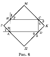 Контрольная работа по геометрии на тему Четырехугольники 8 класс