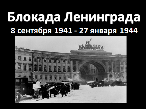 Конспект урока Мужества, посвящённого снятию блокады Ленинграда