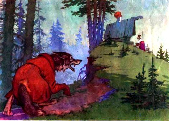 Примерный конспект НОД по ознакомлению с русской народной сказкой Волк и семеро козлят для детей 3-4 лет