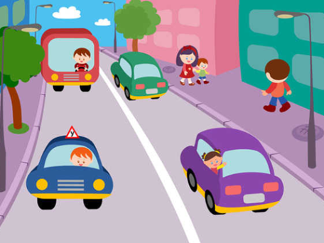 Урок-игра по правилам дорожного движения с викториной для 1-го класса