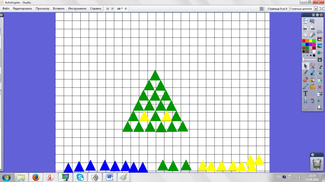 Организация исследовательской деятельности на уроке математики в 4 классе посредством реализации технологии РКМЧП по теме Виды треугольников