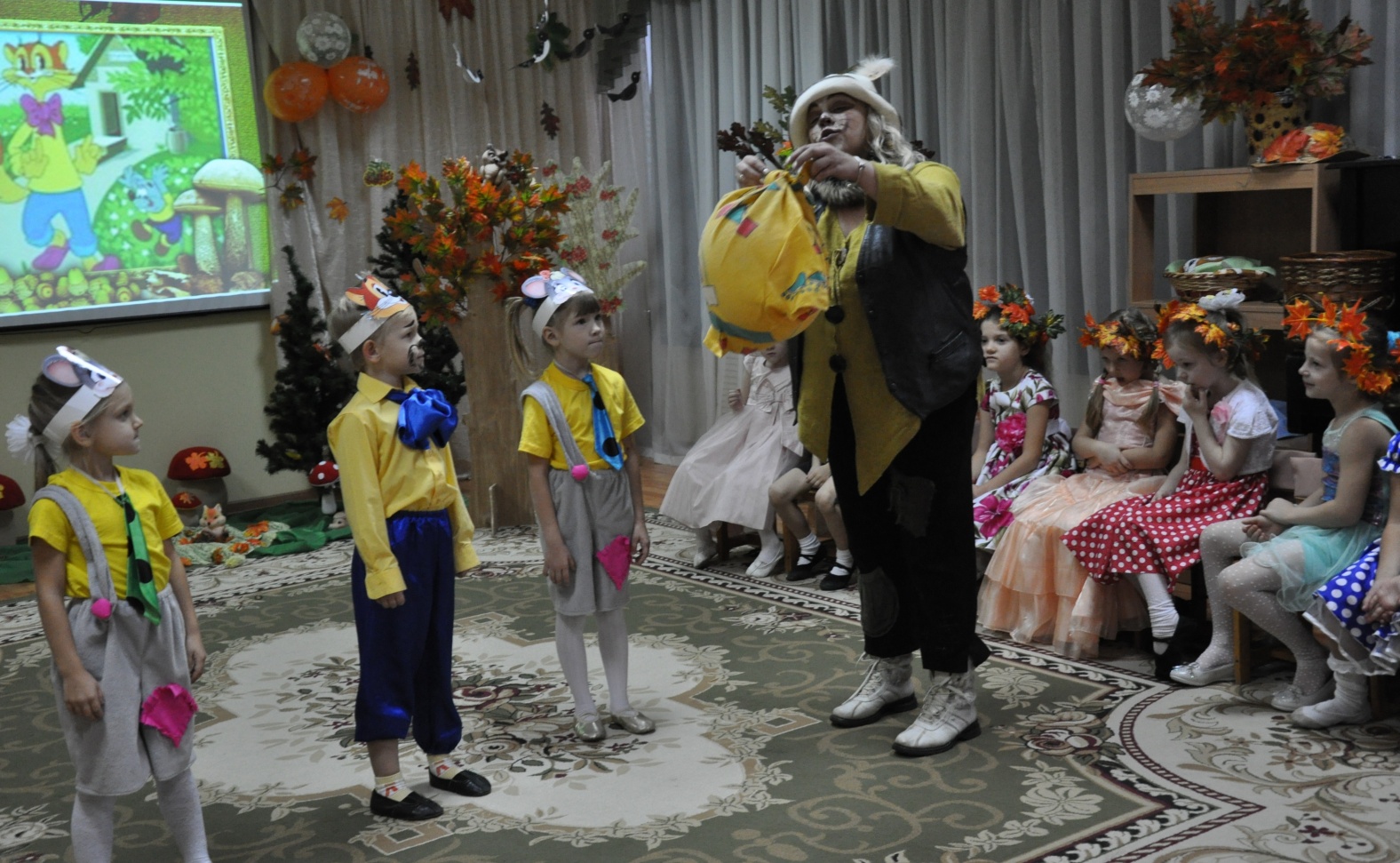 Театрализованая деятельность детей подготовительной группы Осенний колосок