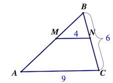 Зачет по математике по теме Подобные треугольники (8 класс)