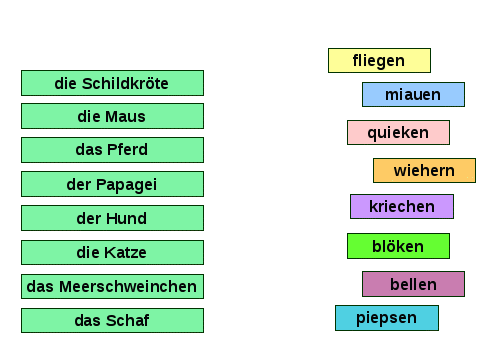 Конспект урока немецкого языка Мое любимое животное