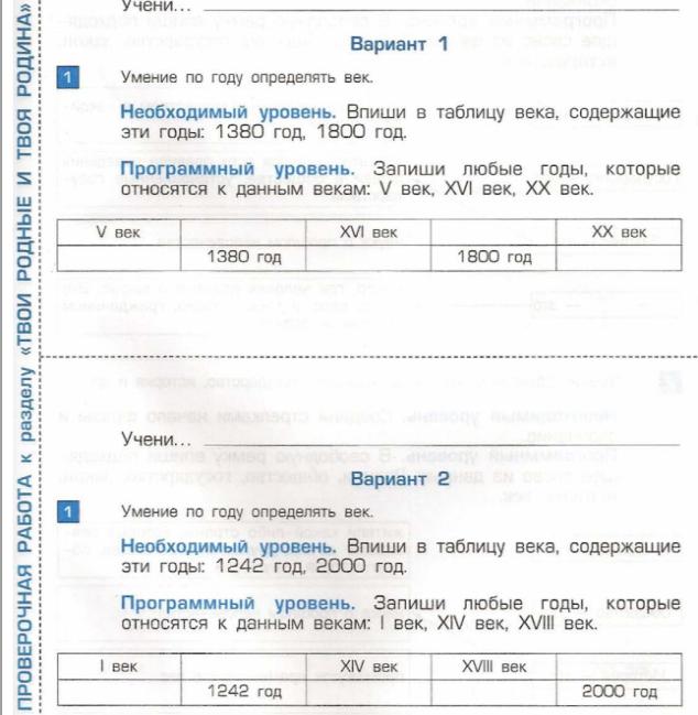 Проверочные и контрольные работы 3 класс А.А. Вахрушев