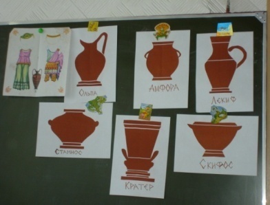 Урок изобразительного искусства в 5 классе на тему: « Древнегреческая вазопись».