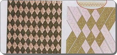 Технологическая карта Мозаичное плетение из полосок ткани