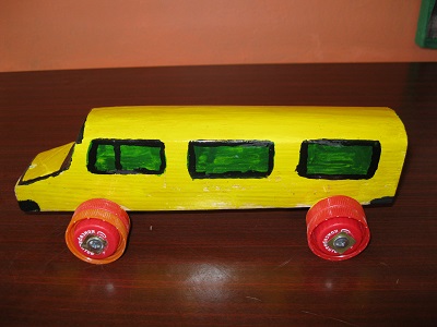 Учебный элемент по технологии: Модель. Автобус. 5 кл.Фото.
