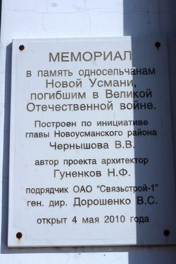 Работа по русскому языку в номинации История населённого пункта во время ВОВ (4 класс)