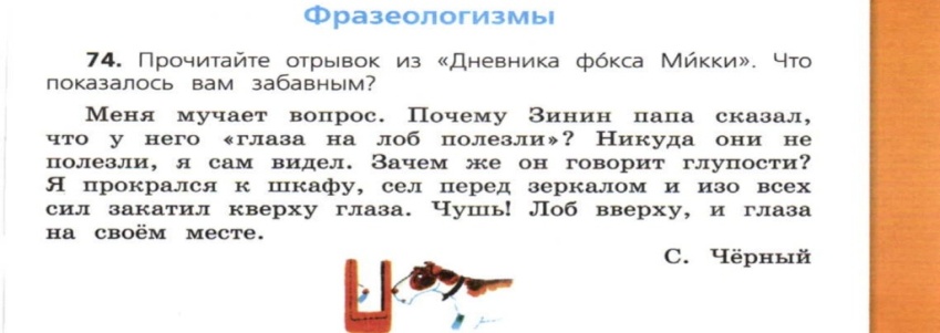 Конспект урока русского языка Фразеологизмы