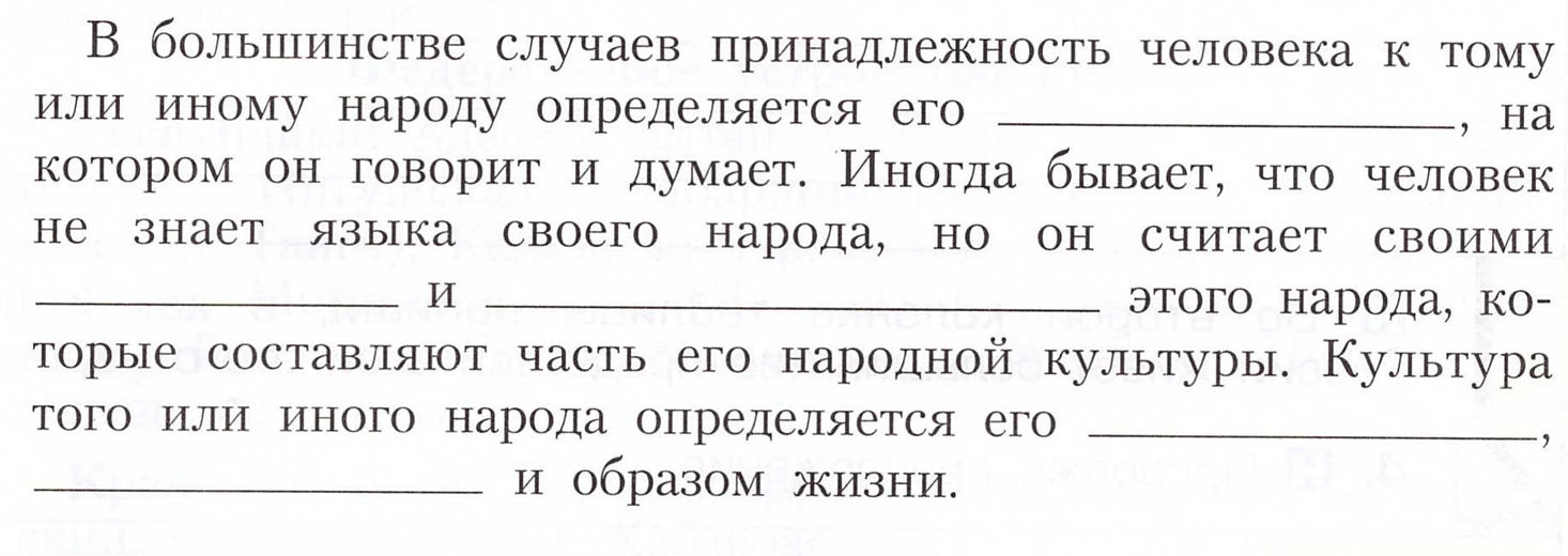 План-разработка урока по окружающему миру на тему Народы России (3 класс)