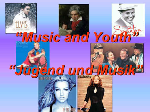 Интегрированный урок по английскому и немецкому языку по теме: «Музыка и молодость»