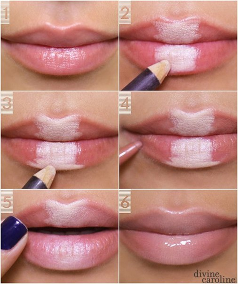 План - конспект урока Коррекция форм губ при помощи декоративной косметике