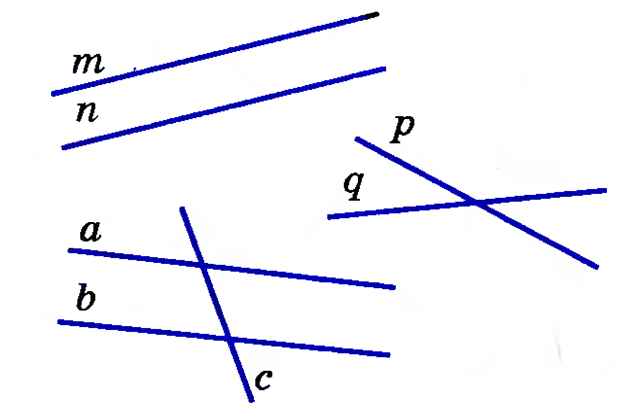Рисунок на параллельной прямой