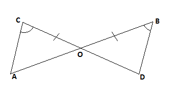Конспект урока по геометрии на тему: Второй признак равенства треугольников (7 класс)