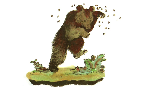 Сказка для старшего дошкольного возраста Как медведь с пчелами пакт о перемирии заключали