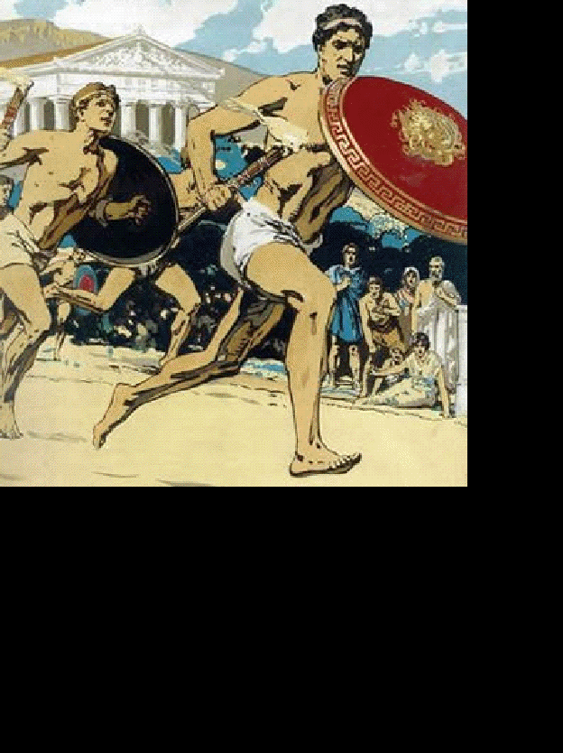 Спортивные состязания в древней Греции. Олимпийские игры в древности. Олимпийцы древней Греции.