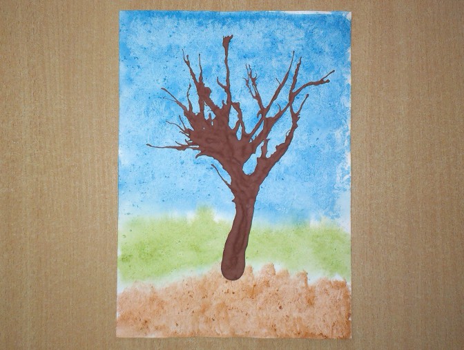 Мастер-класс по рисованию осенних деревьев в детском саду