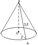 Разработка урока по геометрии в 9 классе на тему Прямой круговой конус. Его элементы