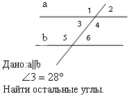 Конспект урока геометрии в 7 классе по теме Параллельные прямые (коррекционный класс VII вида)