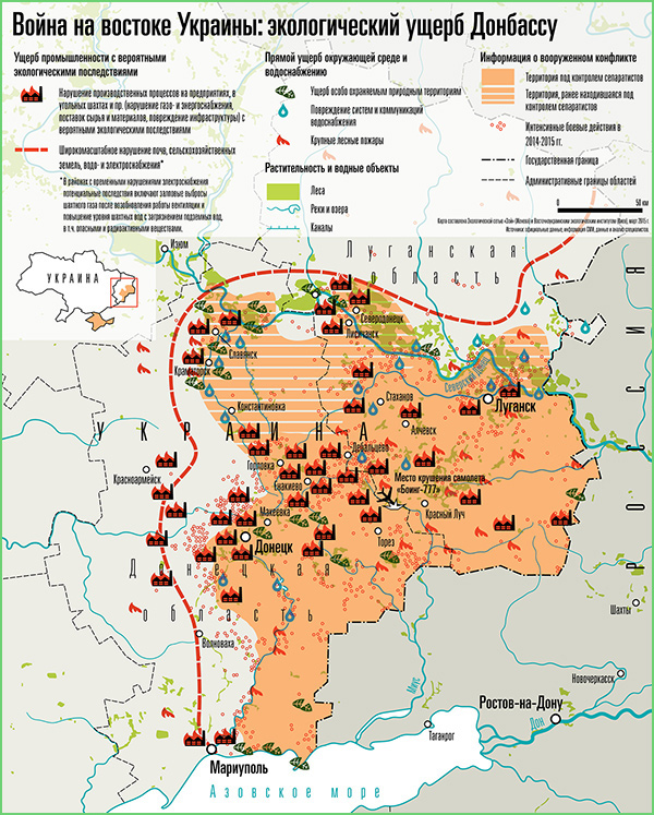 Научно-исследовательская работа на тему Экологические последствия войны на Донбассе