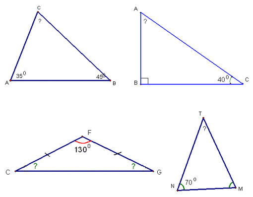 Урок по геометрии 7 класс Сумма углов треугольника