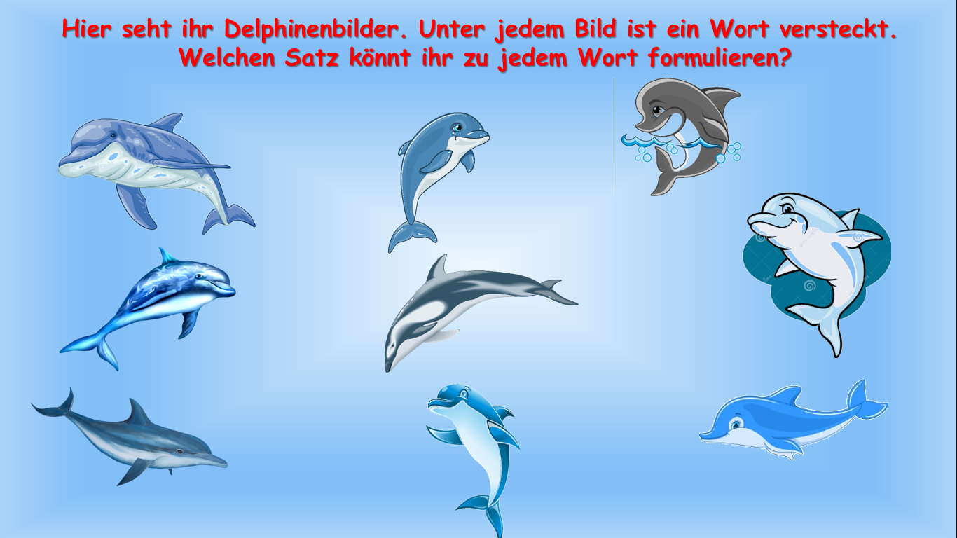 Приложение к конспекту урока по немецкому языку Я и мио интересы - посещение дельфинария
