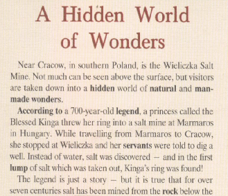 Урок английского языка World of wonders