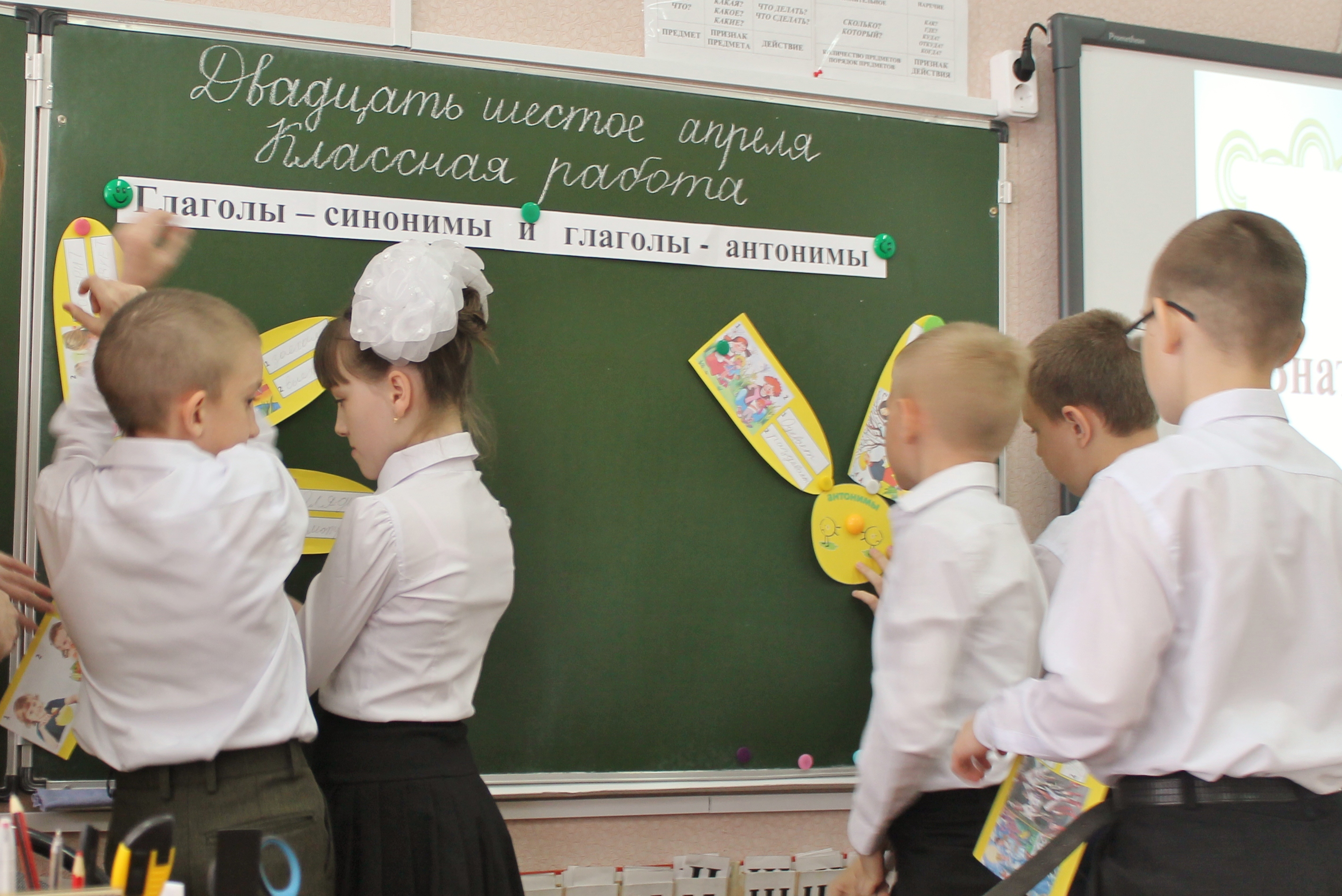 Урок русского языка в 3 классе на тему: Глаголы - синонимы и глаголы - антонимы