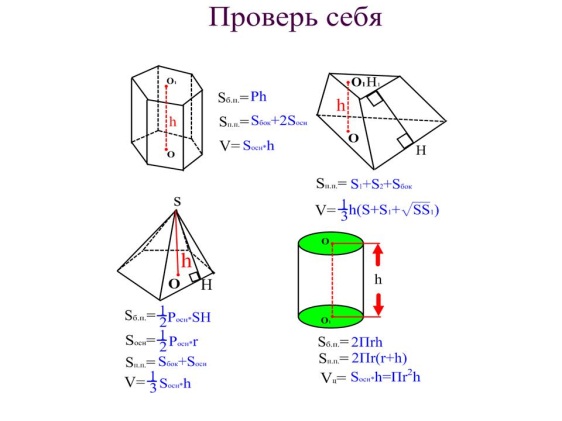 Урок геометрии в 11 классе по теме Цилиндр по материалам ЕГЭ