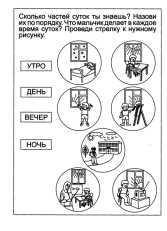 Конспект урока по счету Сутки - мера времени в 5 с/к классе