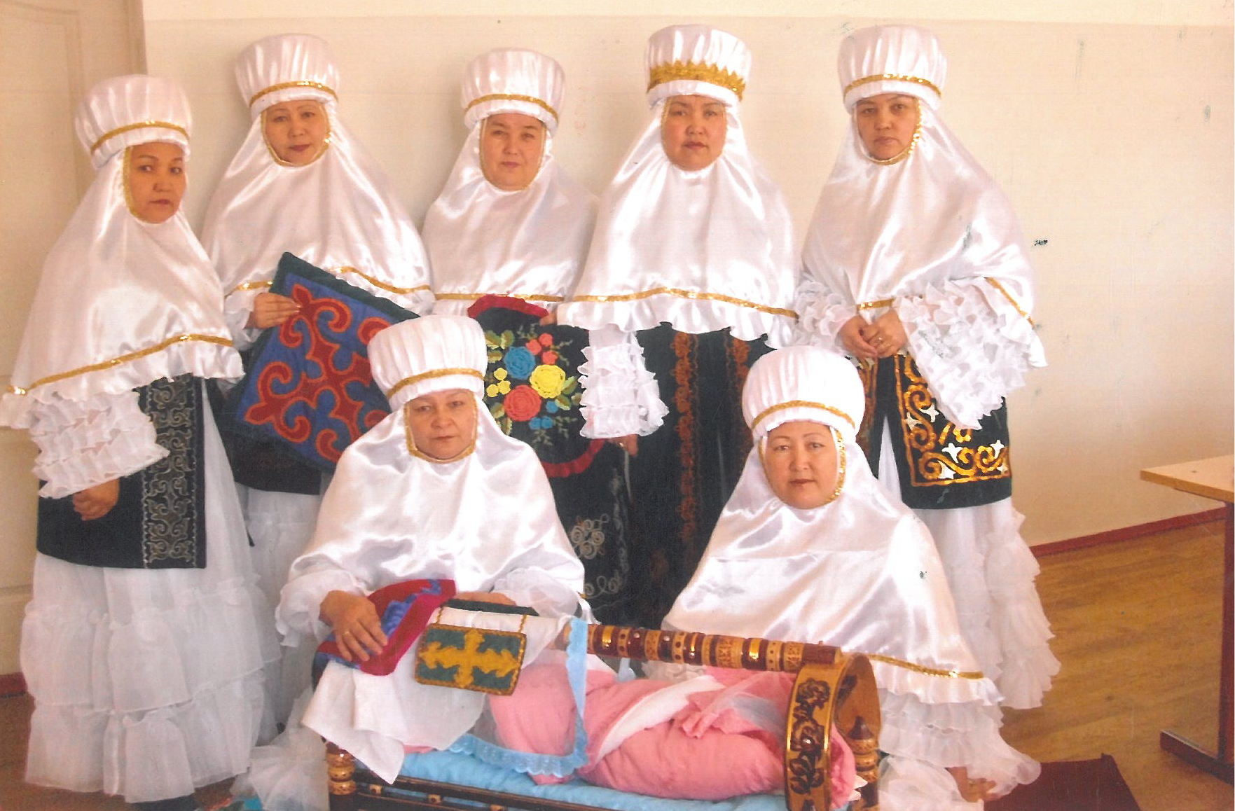 Мен әжем. Кимешек головной убор. Казахская Национальная одежда кимешек. Казашки в кимешек. Казахские әже в нацодежде.