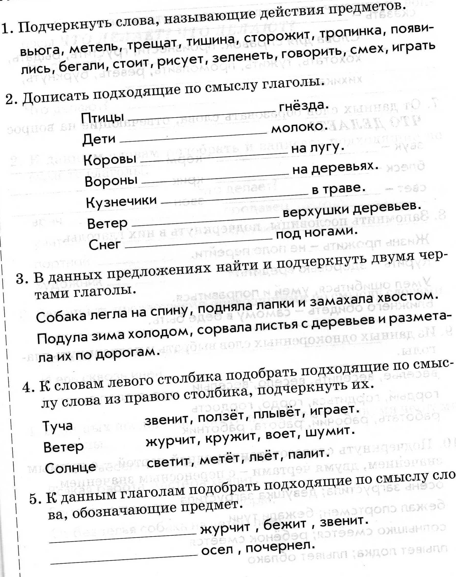 Рабочая программа по русскому языку 2класс