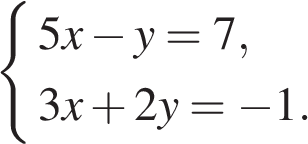 Урок алгебры по теме 6Решение систем линейных уравнений с двумя переменными.