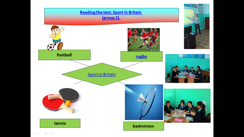 План работы по английскому языку на тему Sport