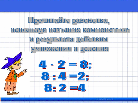 Проект урока математики по УМК «Перспективная начальная школа» «Умножение и деление».