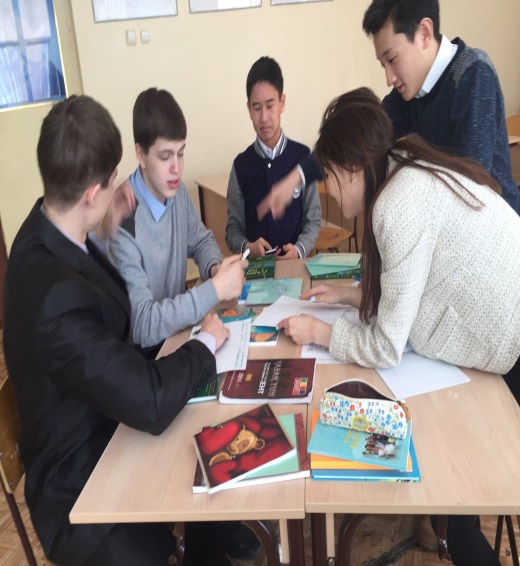 Планирование урока по казахскому языку Газет-журналдармен жұмыс